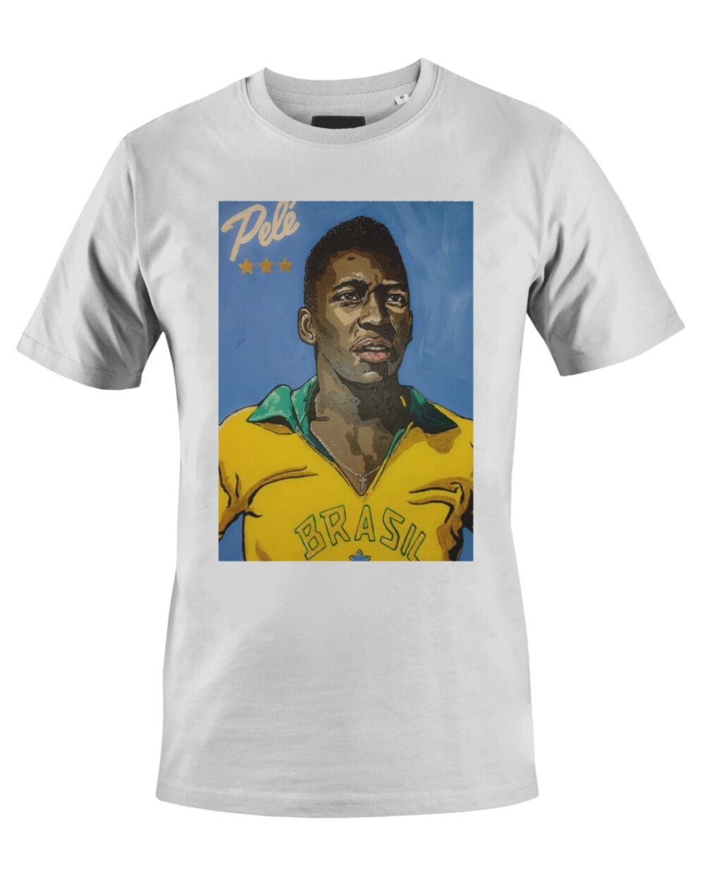 Camiseta Camisa Rei Pelé arte Brasil