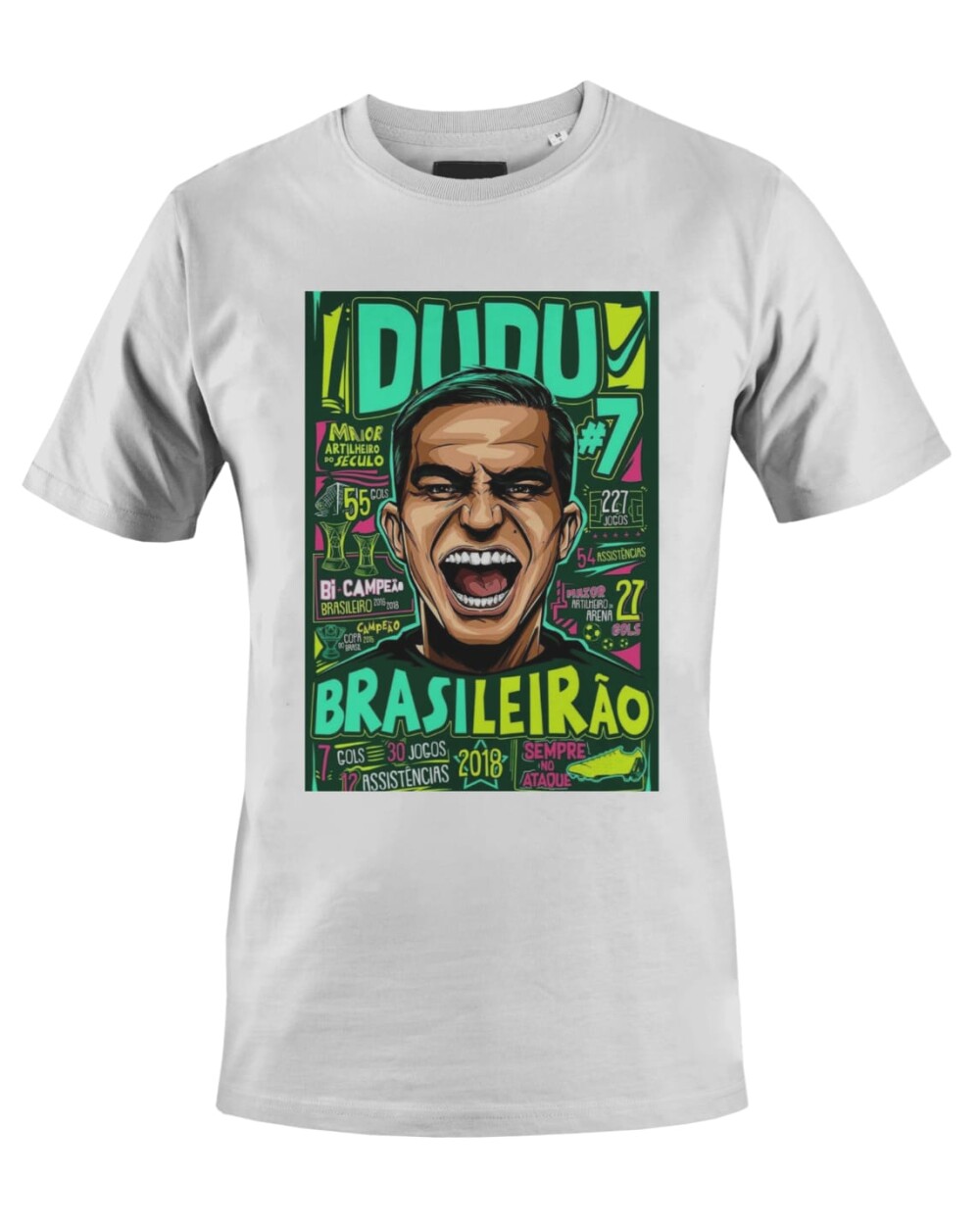 Camiseta Camisa Futebol jogador Dudu