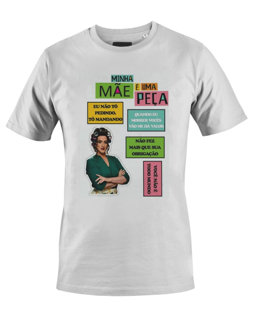 Camiseta Camisa Minha Mãe é uma Peça Arte Prime Gold