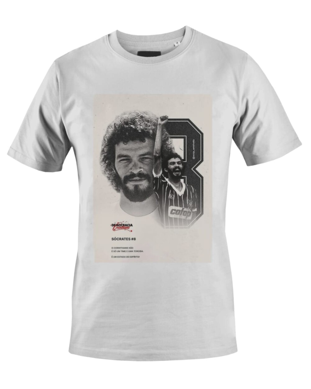 Camiseta Camisa Democracia Sócrates Futebol