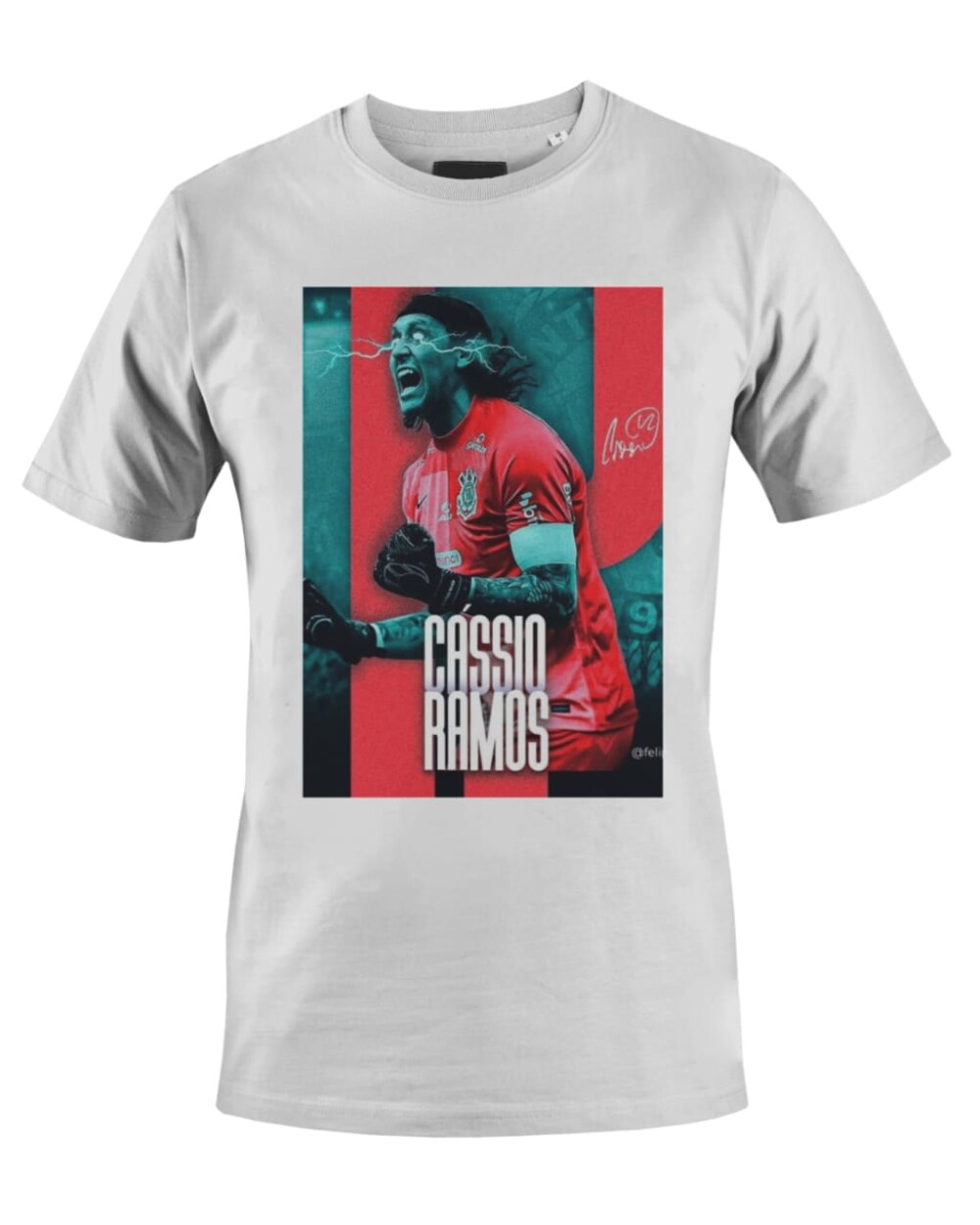 Camiseta Camisa Goleiro Cassio Idolo Futebol