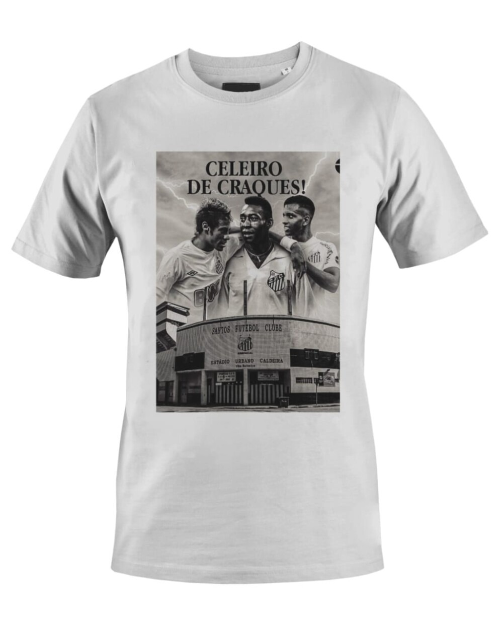 Camiseta Camisa Vila Belmiro Pelé Neymar
