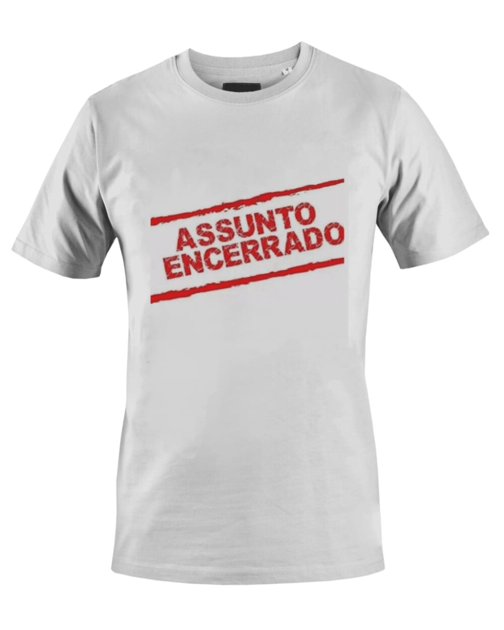 Camiseta Camisa Assunto Encerrado