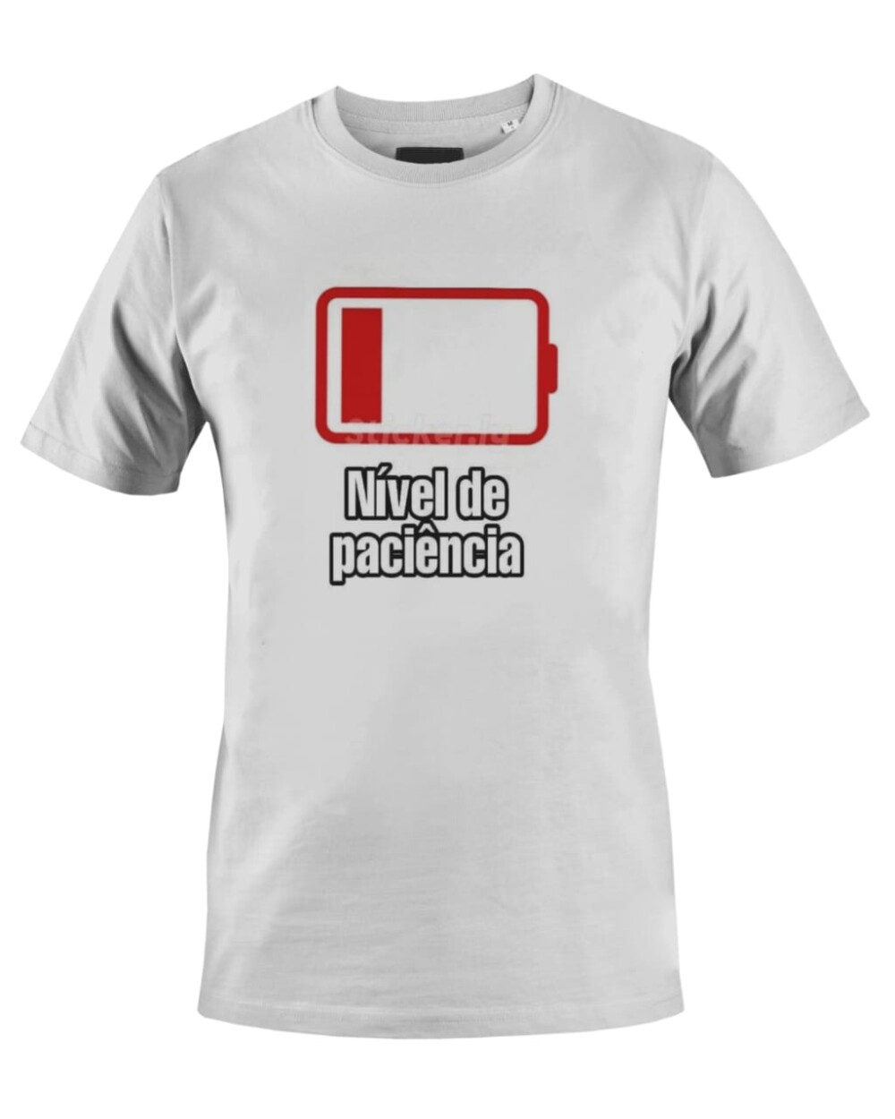 Camiseta Camisa Nível de Paciência baixo