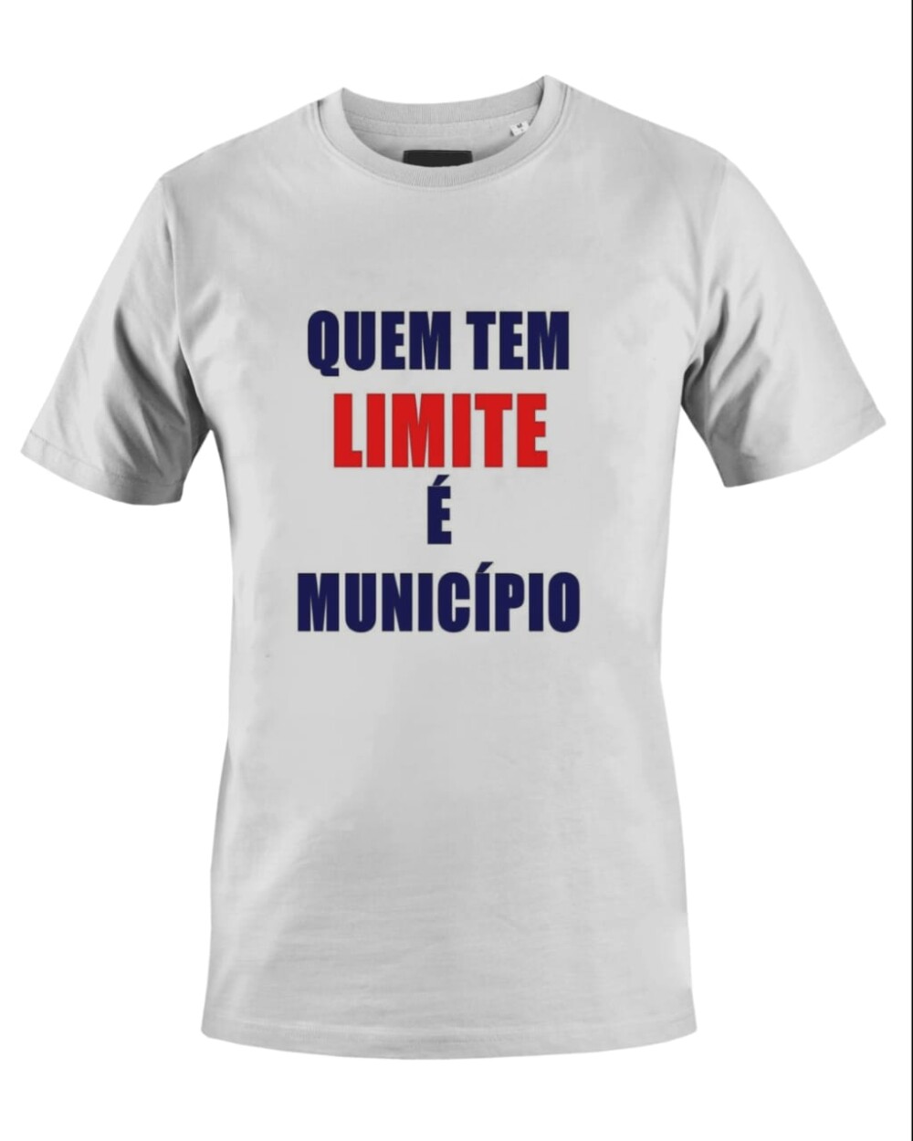 Camiseta Camisa Quem tem limite é Município