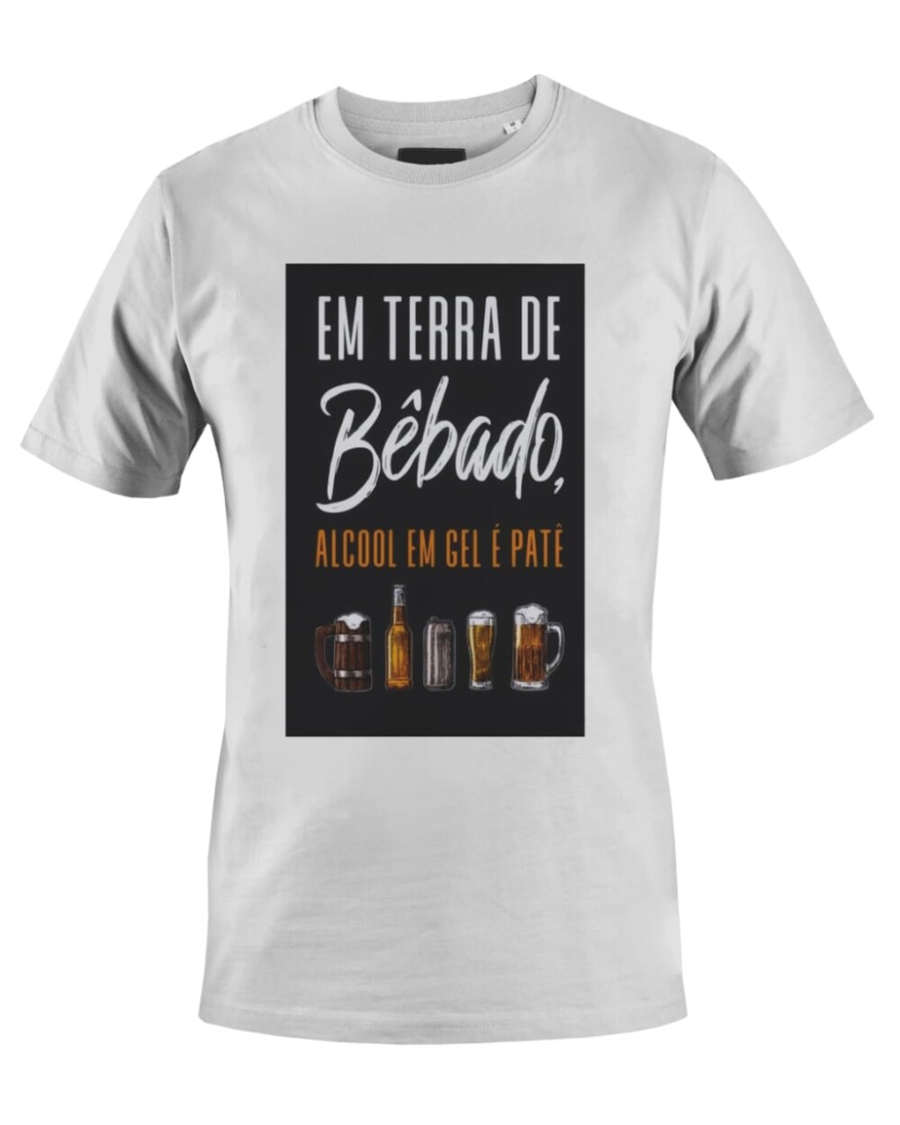 Camiseta Camisa Em terra de bêbado