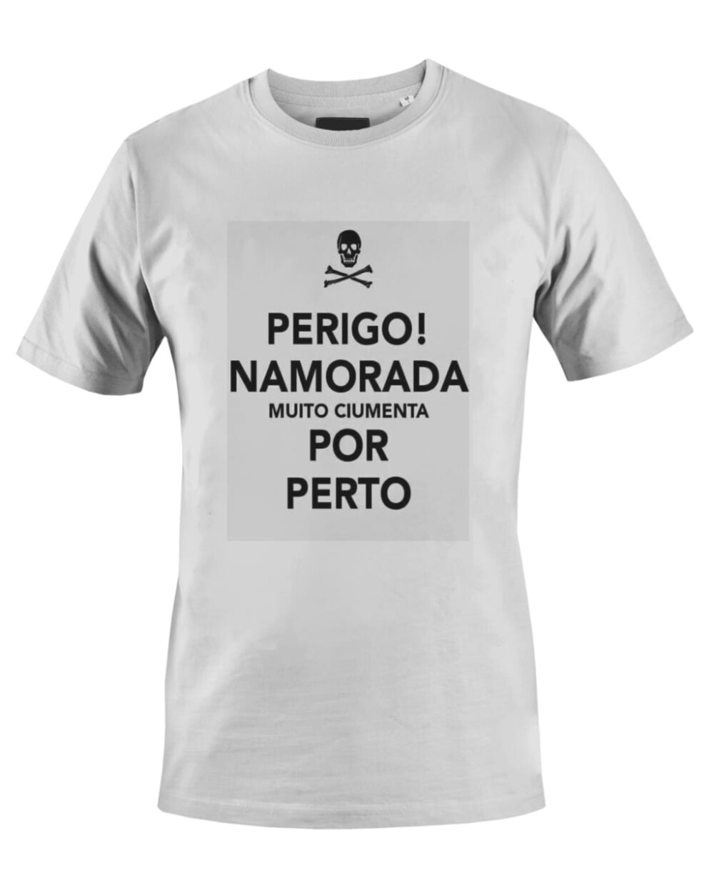 Camiseta Camisa Perigo Namorada Ciumenta por perto
