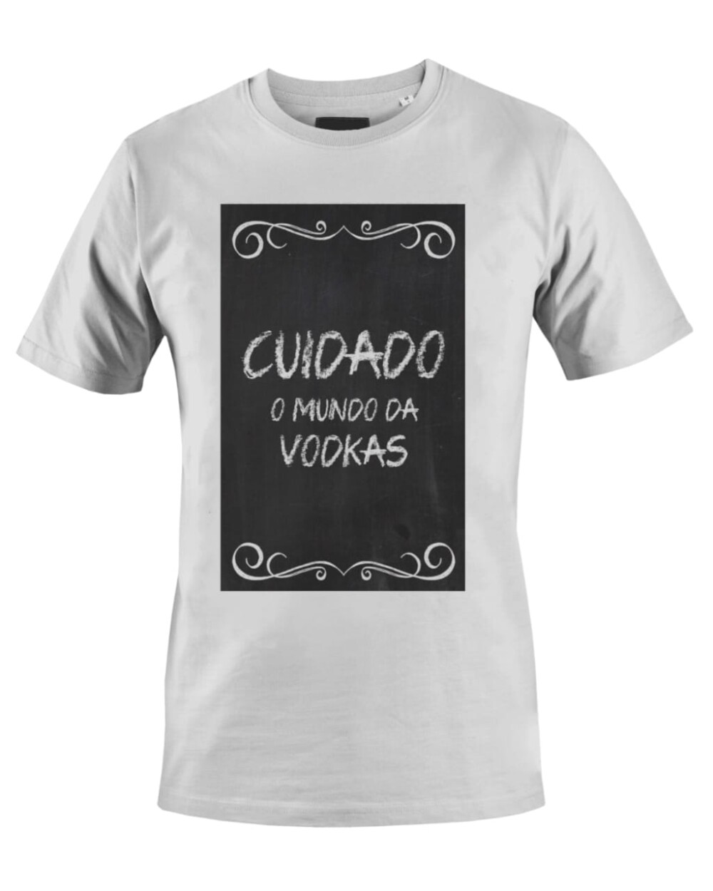 Camiseta Camisa Cuidado o mundo da Vodkas
