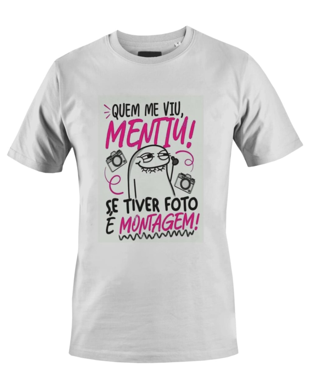 Camiseta Camisa Quem me viu mentiu