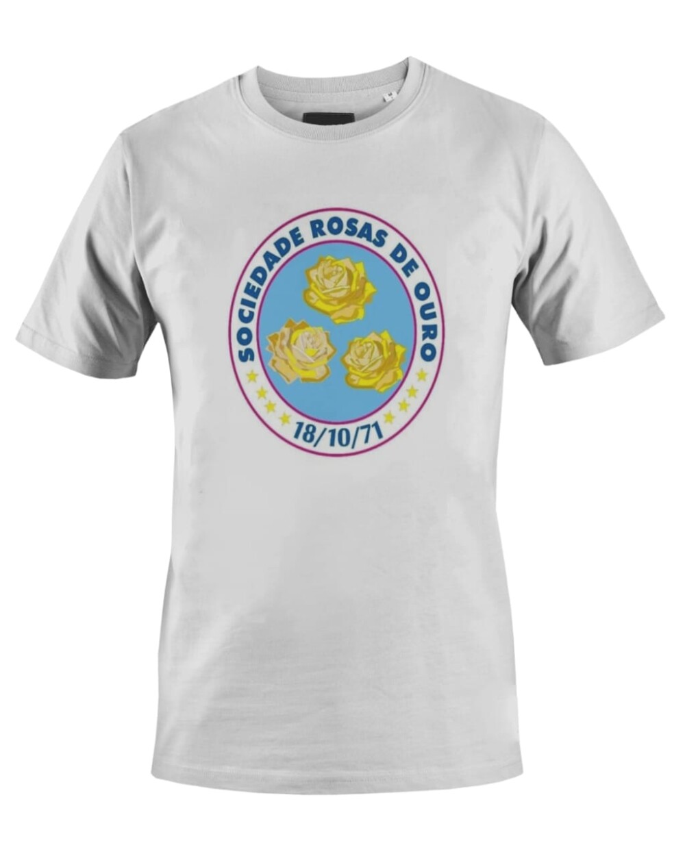 Camiseta Camisa Rosas de Ouro escola de samba