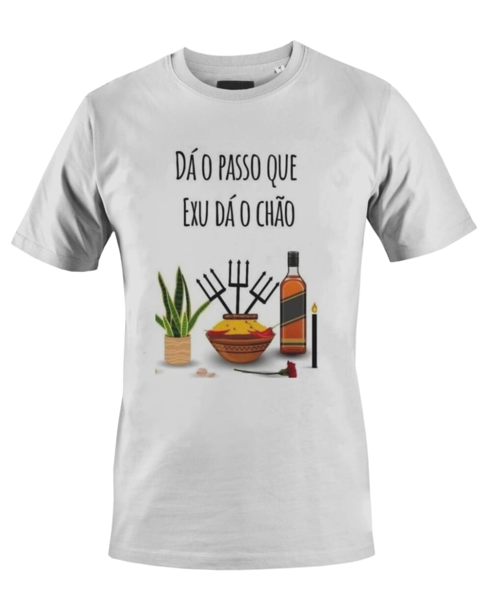 Camiseta Camisa Dá o Passo que Exú dá o Chão