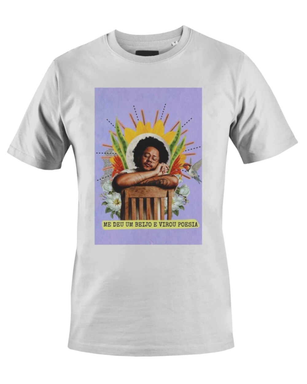 Camiseta Camisa Gold Emicida Cantor Rap