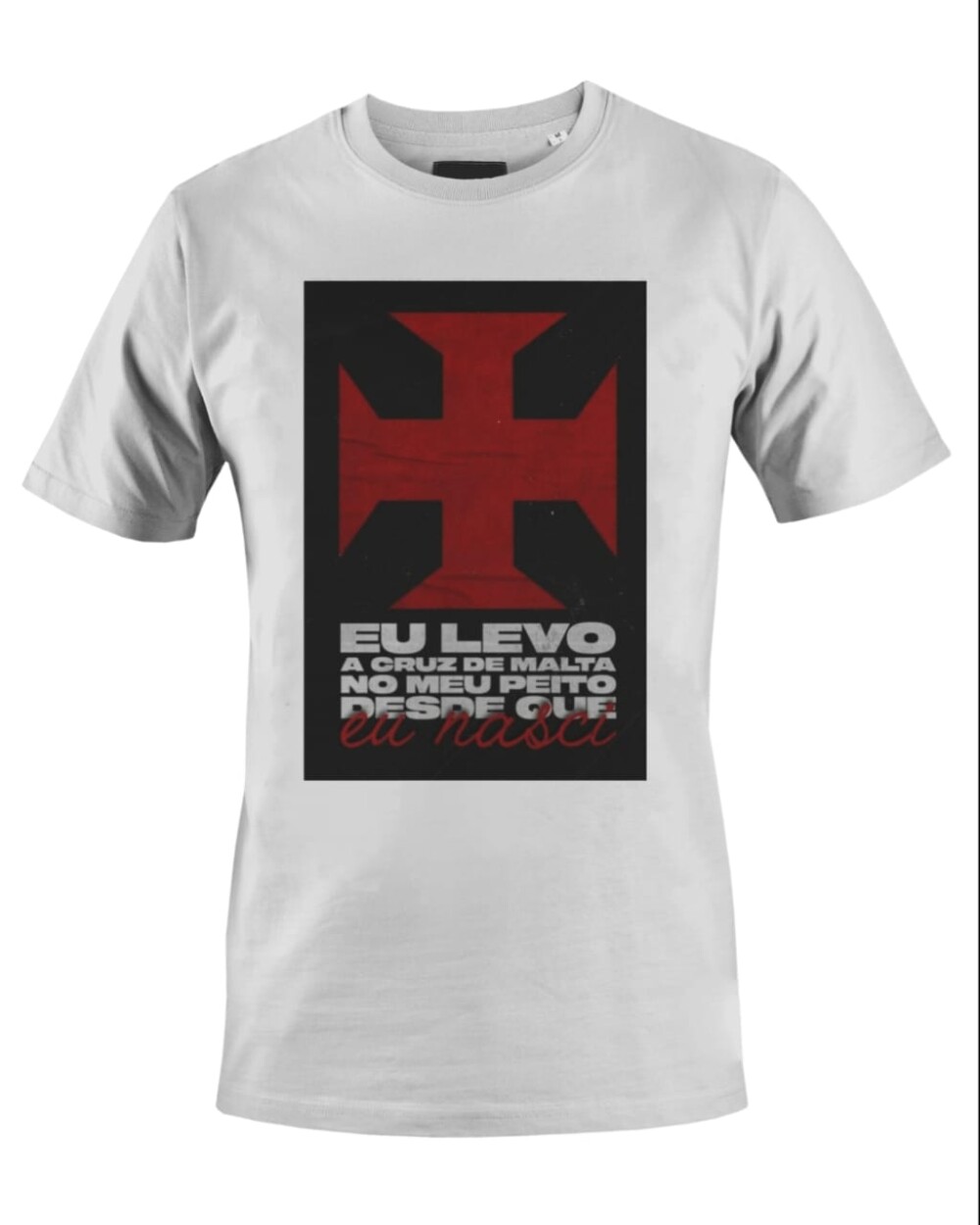 Camiseta Camisa Eu Levo a Cruz de Malta no Meu Peito Desde que eu