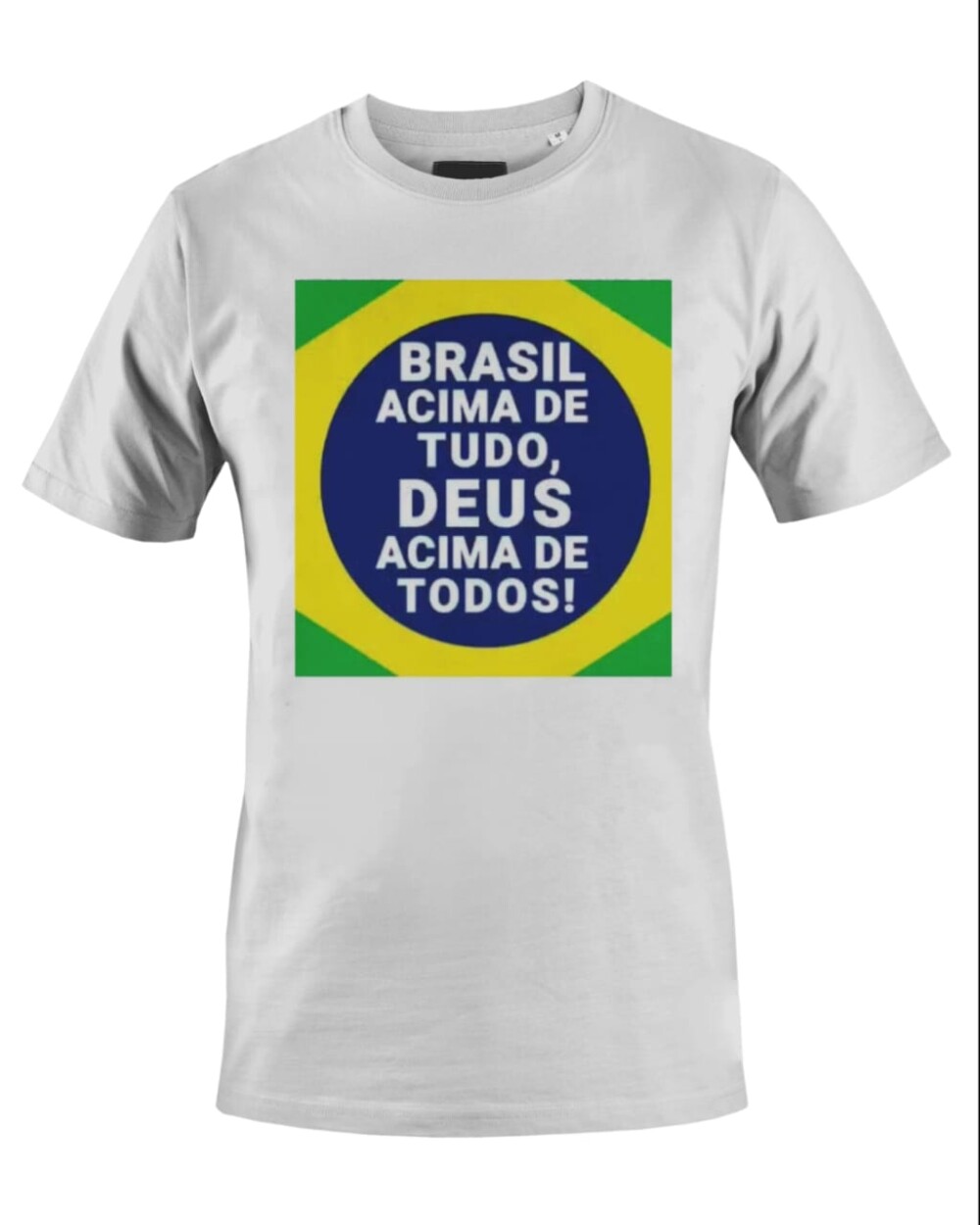 Camiseta Camisa Brasil Acima de Tudo Deus Acima de Todos