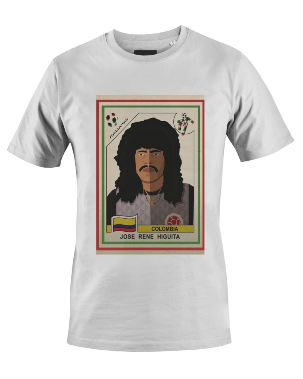 Camiseta Camisa Goleiro Higuita Colombia