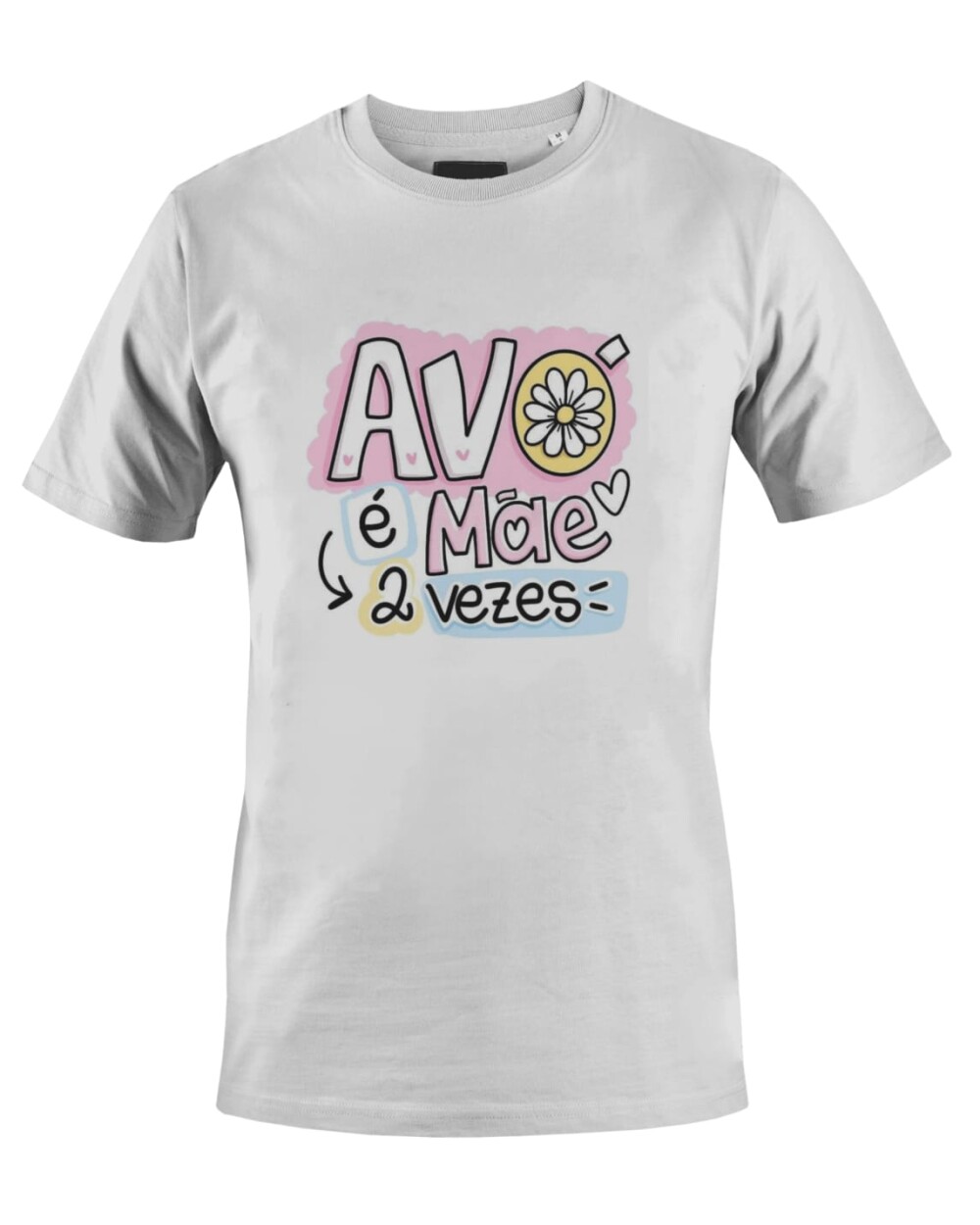 Camiseta Camisa Avó é Mãe duas vezes