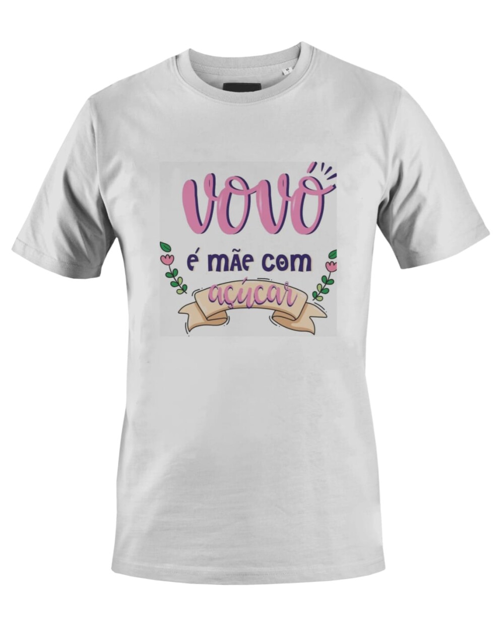 Camiseta Camisa Arte vovó é mãe com açucar