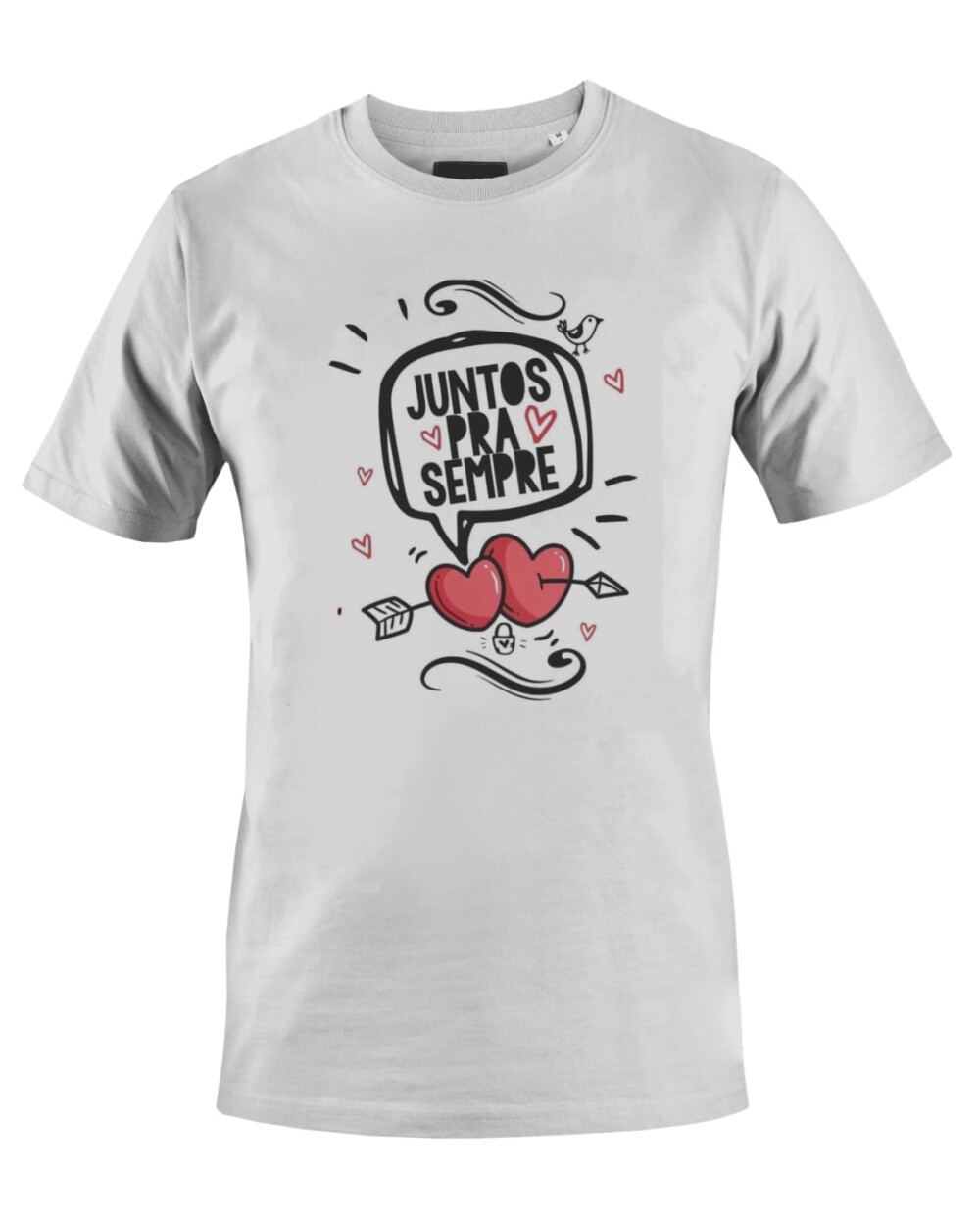 Camiseta Camisa Dia dos Namorados Juntos Pra Sempre