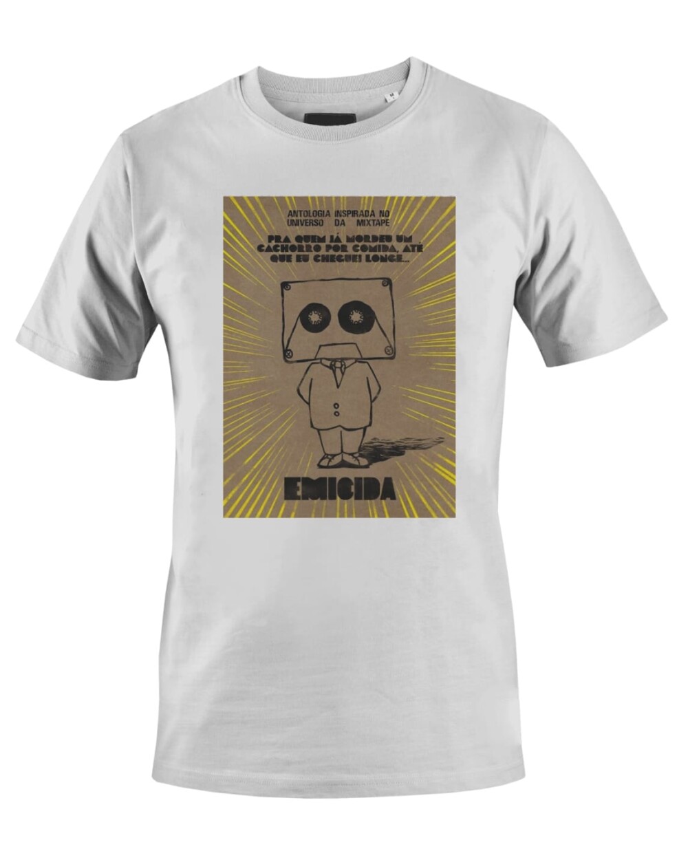 Camiseta Camisa gold Emicida Rap