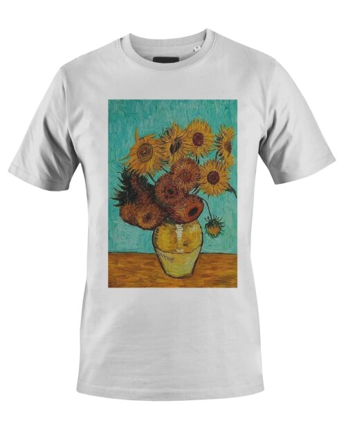 Camiseta Camisa Van Gogh girassóis