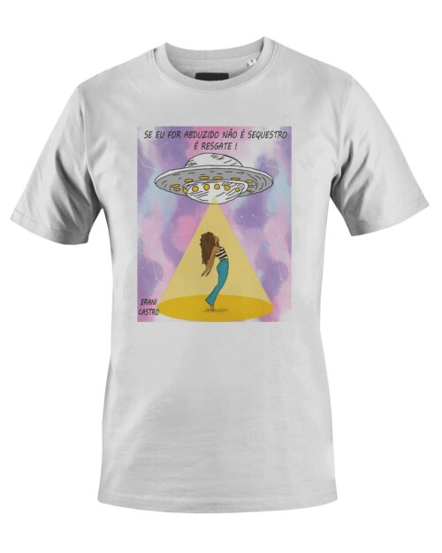 Camiseta Camisa Se eu for abduzido
