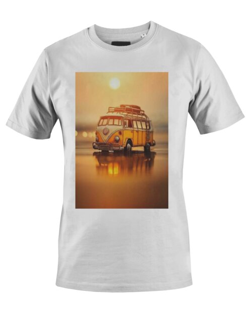 Camiseta Camisa Kombi Amarela