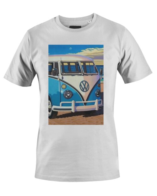 Camiseta Camisa Kombi Azul Prime