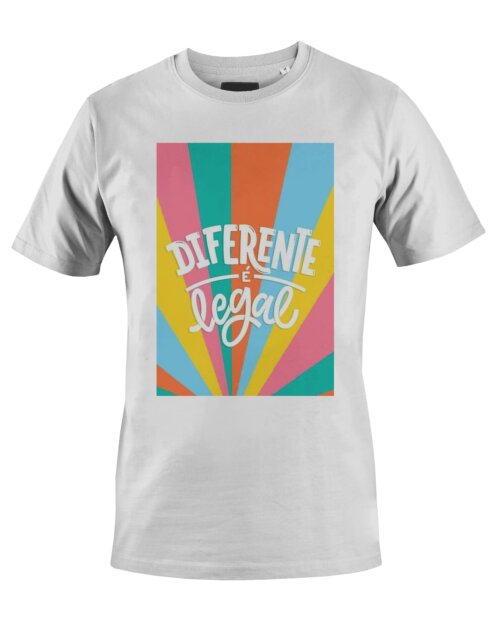 Camiseta Camisa Diferente é Legal