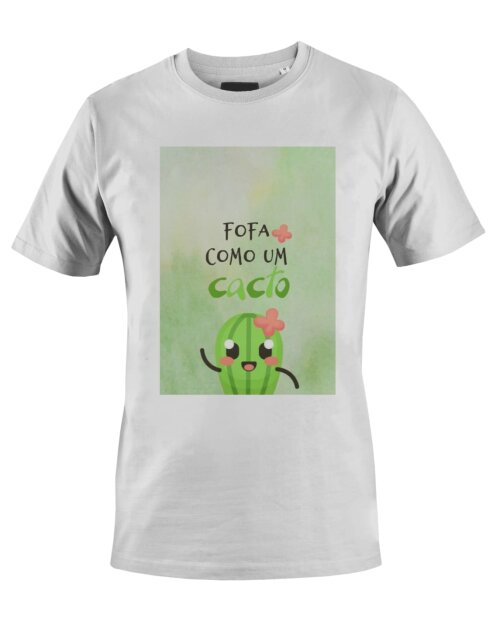 Camiseta Camisa Fofa Como um Cacto