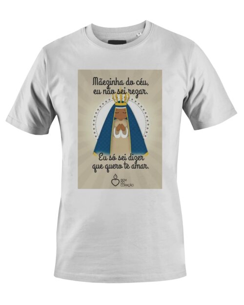 Camiseta Camisa Nossa Senhora Aparecida Arte Católica prime