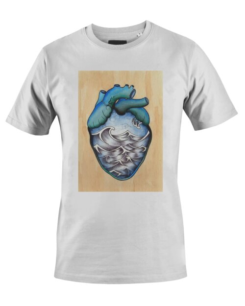 Camiseta Camisa Iemanjá Coração