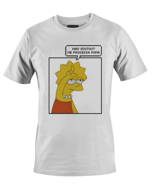 Camiseta Camisa Me Processa Simpsons