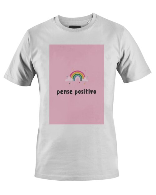 Camiseta Camisa Pense Positivo