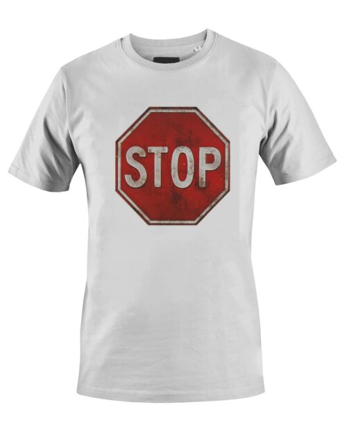 Camiseta Camisa Stop placa