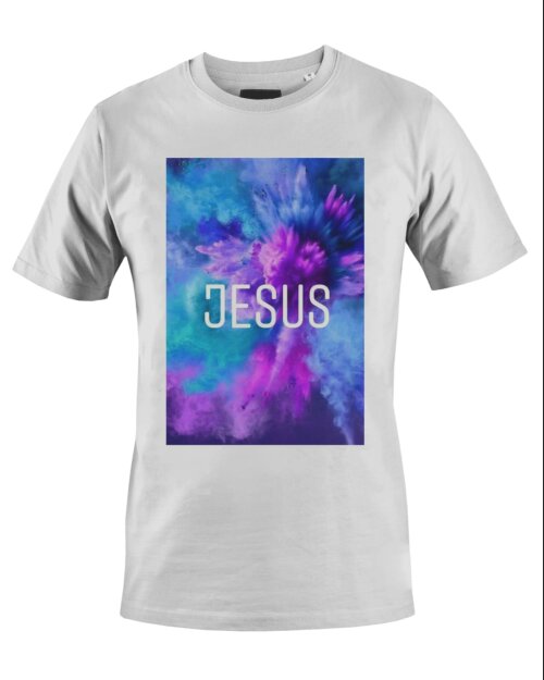 Camiseta Camisa Jesus Colorida