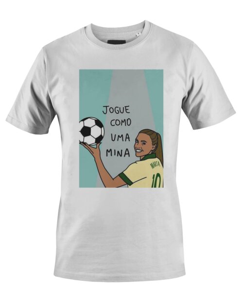 Camiseta Camisa Rainha Marta Jogue como uma mina
