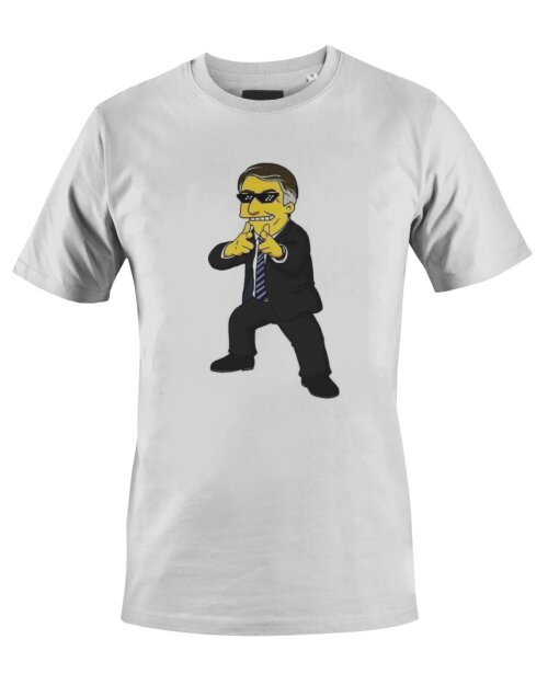 Camiseta Camisa Presidente Bolsonaro Simpsons
