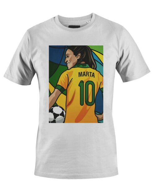 Camiseta Camisa Marta Brasil Rainha