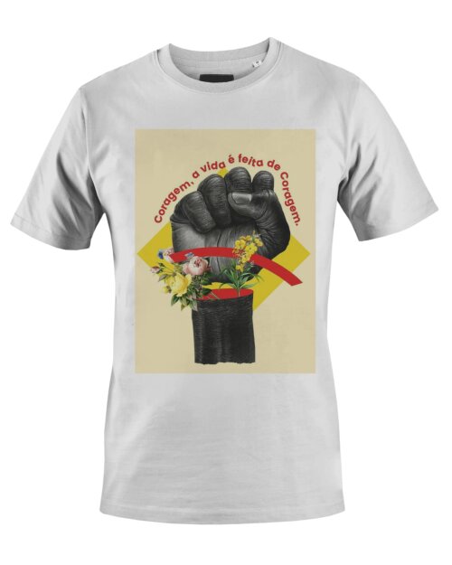 Camiseta Camisa A vida é feita de coragem