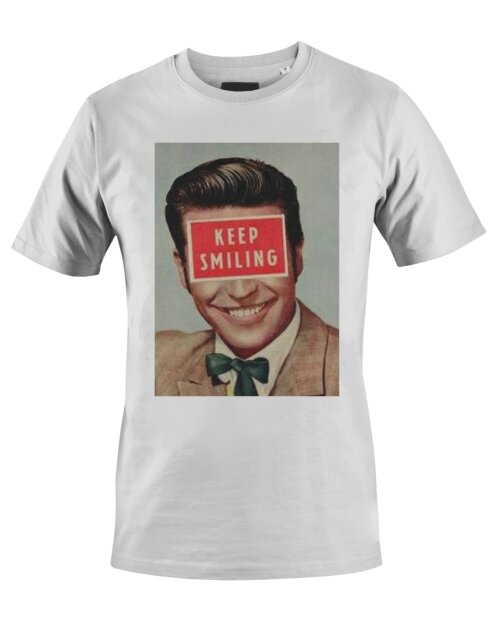 Camiseta Camisa Keep Smiling