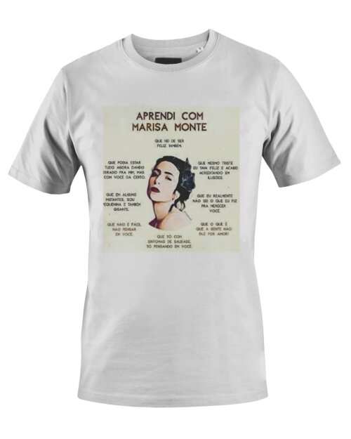 Camiseta Camisa Gold Marisa Monte