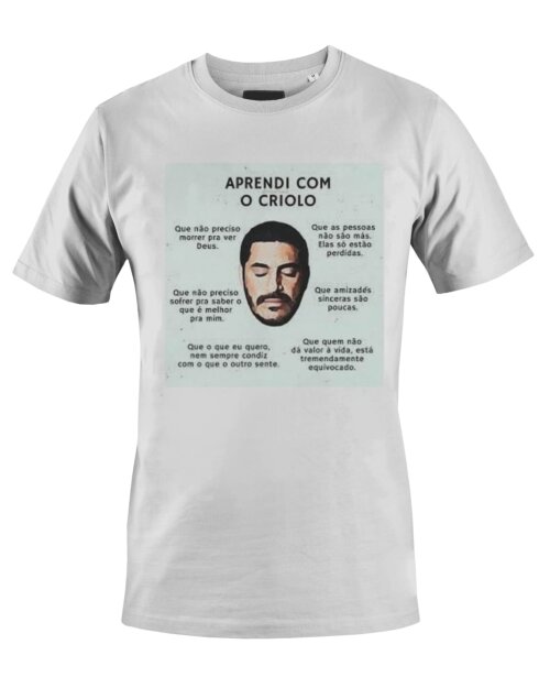 Camiseta Camisa Gold Cantor Criolo