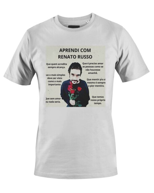 Camiseta Camisa Gold Cantor Renato Russo Legião Urbana