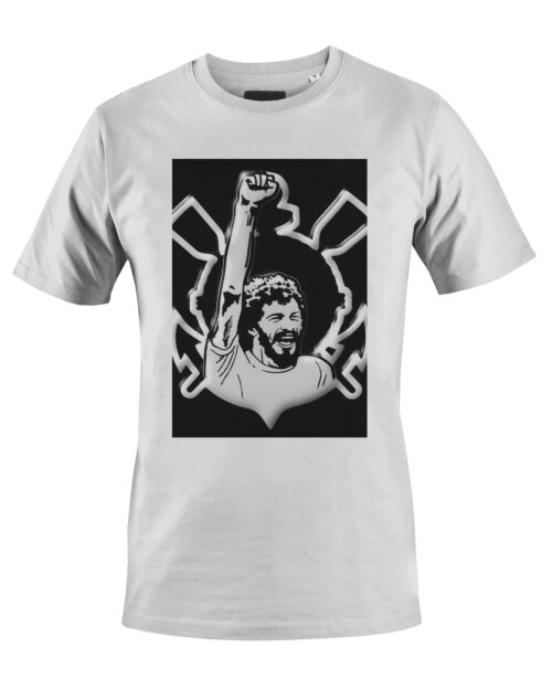 Camiseta Camisa Futebol Timão Sócrates Democracia