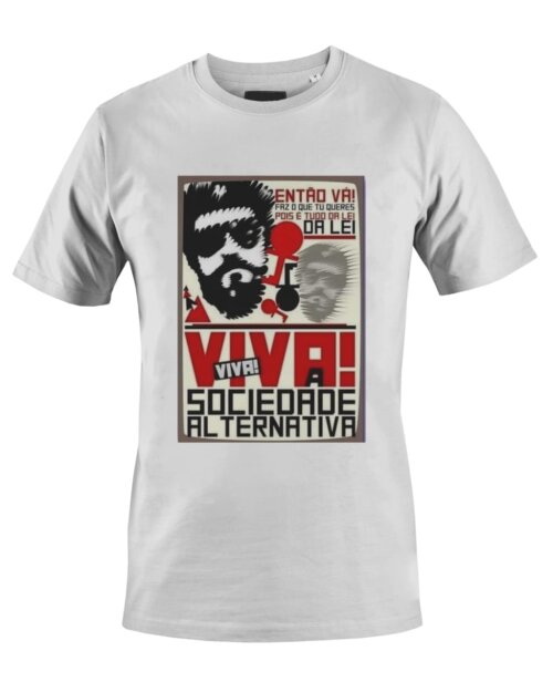 Camiseta Camisa Raul Seixas Viva a sociedade alternativa