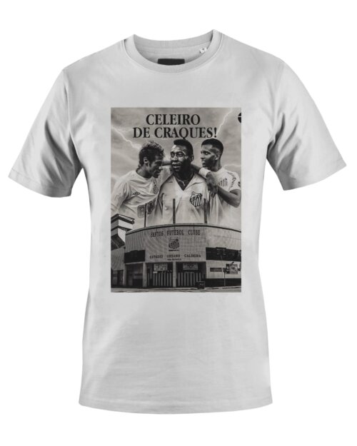 Camiseta Camisa Vila Belmiro Pelé Neymar