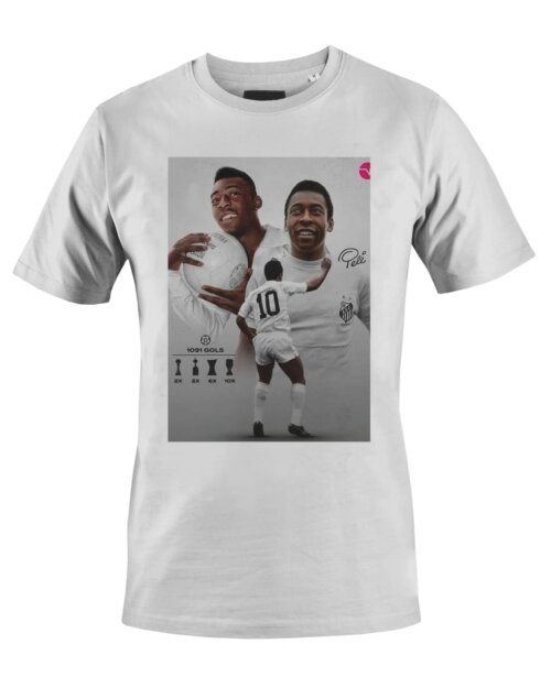 Camiseta Camisa Rei Pelé Futebol astro idolo