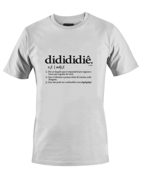 Camiseta Camisa dididiê Raça negra Cheia de Manias