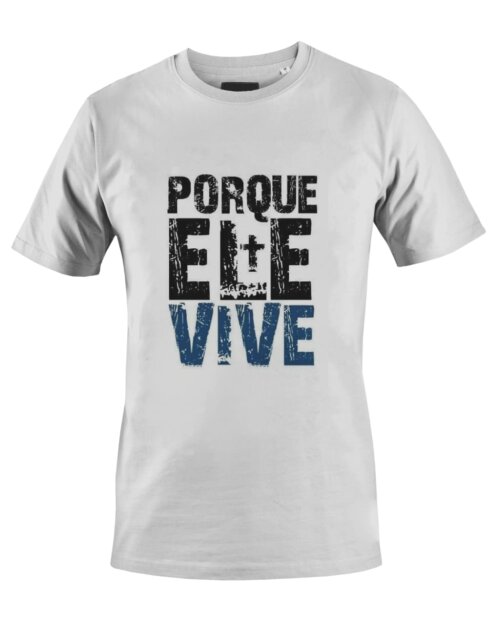 Camiseta Camisa Jesus Porque ele vive