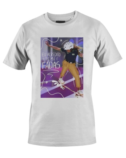 Camiseta Camisa Rayssa Leal Skate Arte